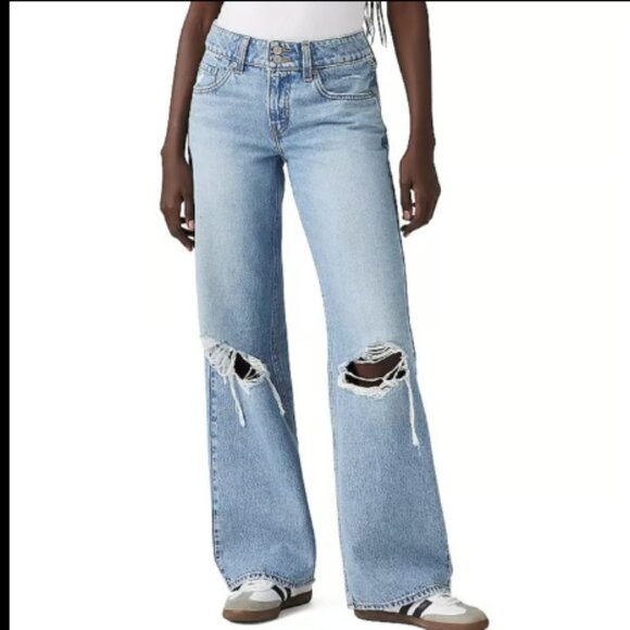 Levi's Denim - LEVIS LEVI'S LOOSE SUPER LOW TABLE TALK DESTROY JEANS NWOT 26 w